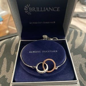 Brilliance bracelet that is adjustable.